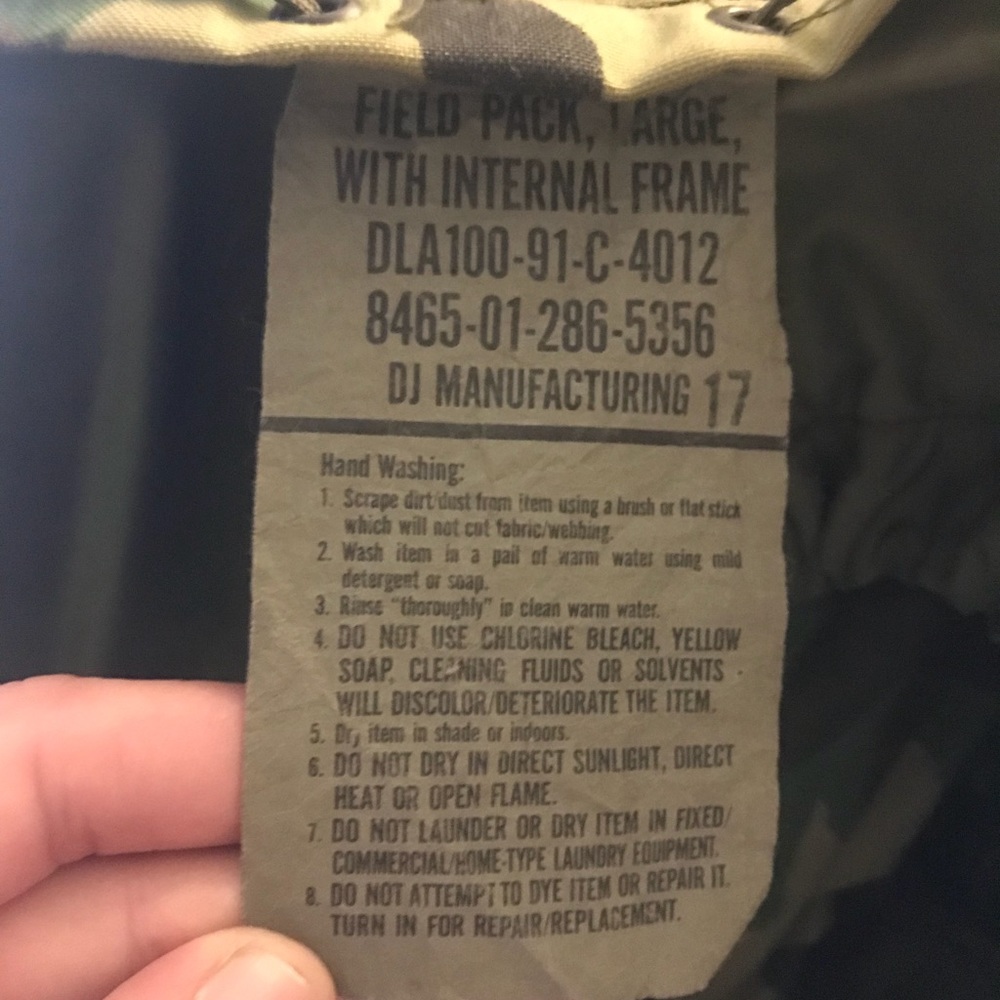 Large Army backpack - Picture 2 of 4